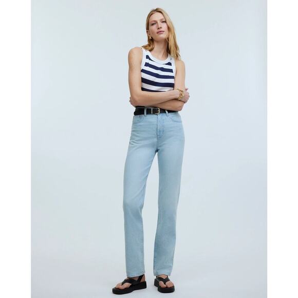 NWT Madewell The '90s Straight Jean In Ward Wash Size 33 - Picture 1 of 11